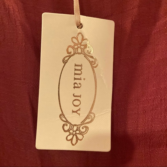 NWT XL mia joy boutique Gia Maxi Dress in Mesa Rose BOHO - Picture 9 of 12